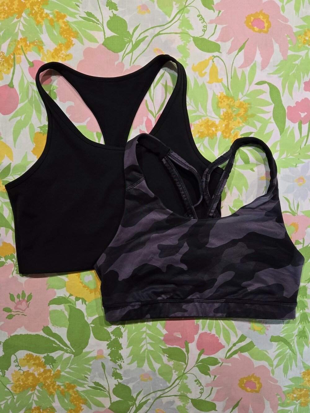 Sports Bra Bundle Size Medium Black and Gray